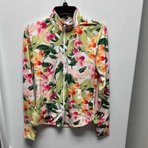 Tommy Bahama NWT Floral Jacket - Pink, Green, Orange